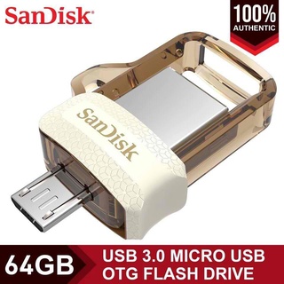 Flash Accessories♠SanDisk Ultra 8GB 16GB 32GB 64GB 128GB OTG / Dual USB Drive M3.0