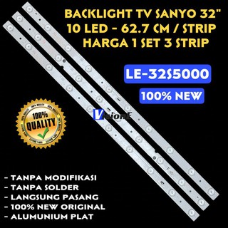Backlight SANYO LE-32S5000 LED TV Light BL 32 Inch LE32S5000