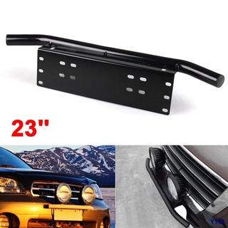 ✉▫Car number plate Offroad Front License Number Plate Bracket Frame Holder Light Bar Mount Bumper Fo