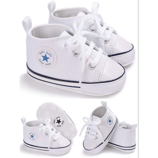 ✳converse baby white shoes,fit 4month to 18month