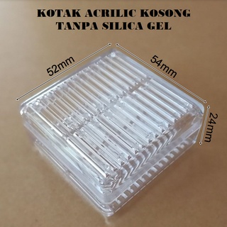 Acrylic Empty Box Without Silica Gel Container | Price PER Box