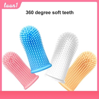 【Ready Stock】 1 Pcs Soft Silicone Pet Tooth Brush Finger Toothbrush Bad Breath Care Pet Dog Cat Cleaning Supplies Dog Accessories 【DCM】