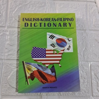 (Authentic) English -Korean-Filipino DICTIONARY