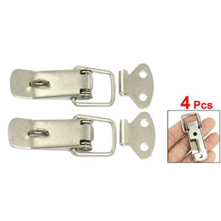 4 Pcs Hardware Cabinet Boxes Spring Loaded Latch Catch Toggle Hasp