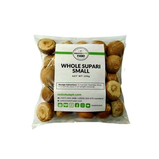 Restohub Areca Nuts / Whole Supari Small from India 100g / PRE-ORDER