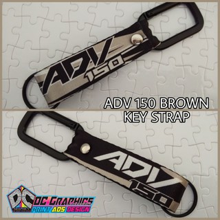 Customized Key Holder w/ 2pcs Stickers ADV150 Brown