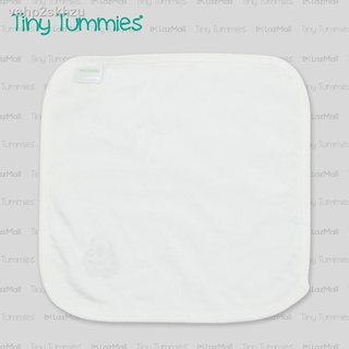 Tiktok recommendation☁◇♨Tiny Tummies 2-1 Off White Washcloth w/ "Tiny Tummies BEAR" Print and Embro