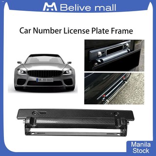 Automobiles☼▣◎License Plate Frame Universal Adjustable Car License Plate Frame Holder