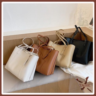Tote Bag for Women Leather Handbag Large Capacity Bags Girls New Trendy Casual One-shoulder Portable Large Bag