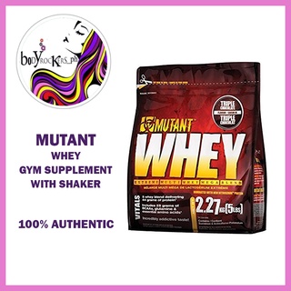 Mutant Whey Gym Supplement with shaker