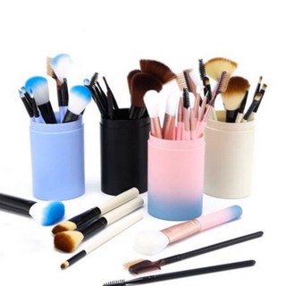 12 Pcs/set Professional makeup Brush Cosmetic Kit With Box