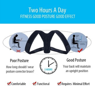 Posture Corrector Adjustable Back Shoulder Correction Brace Belt Clavicle Fracture Support (5)
