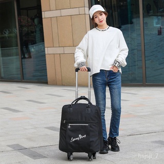 X.D Travel bag Lightweight Trolley Bag Women's Portable Backpack Boarding Bag Bag Internet Celebrity
