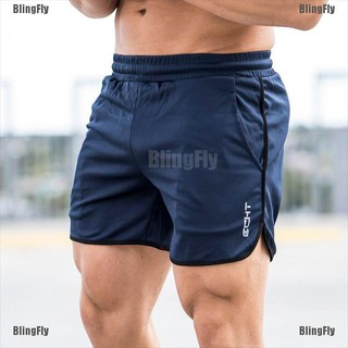Bling Summer Men Running Shorts Sports Fitness Short Pants Quick Dry Gym Slim Shorts (6)