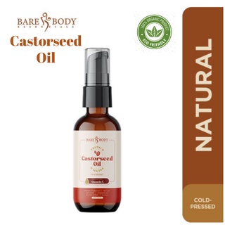 Castorseed Oil (Premium 100% Organic) by Bare Body Essentials - 15ml