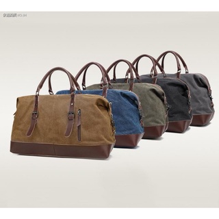 ✳AUGUR Canvas Shoulder Messenger Bag Tote Bag Large Capacity Travel Bag Gray