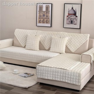 Simple and modern living room non-slip padded sofa cover cushion (8)