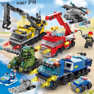 Building Block Car Builidng Blocks 147pcs City Series Blocks Toys For Kids Blocks Police Car Childre (1)