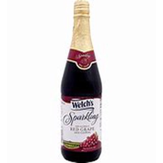 Welch Sparkling Red Grape Juice Cocktail 25.4oz w/ free winebag (3)