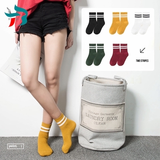Anthony Korean fashion Ulzzang Sock Mid Cut Students Ordinary Sock B2