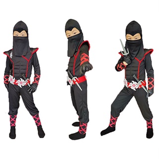 Ninja Ninjago Costume Kids Boys Assassin Cosplay Carnival Party Ninja Jumpsuits (2)