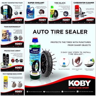 PURPOSE OIL✕✜☢KOBY TIRE SEALANT/HELMET FOAM/COOLANT/CARBURATOR CLEANER/CHAIN LUBE/TIRE BLACK/PROTECT