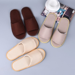 GCGCTOP Disposable non-slip cotton slippers for home hospitality