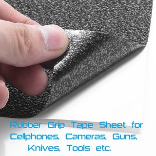 Rubber Grip Tape Sheet for Cellphones, Cameras and Tools