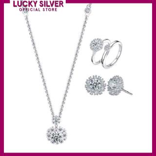 Lucky Silver Italy 92.5 Silver Ladie's Set S09