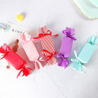 50pcs Multi color Candy Box Wedding Favors and Gifts Boxes candy Bags for Guests Wedding Decoration