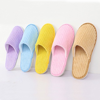 Women Slippers Men Slippers Indoor Cotton Slippers Anti-slip Winter House Shoes Soft Bottom Cotton Slippers Lady Home Slippers