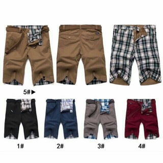 Men's trousers ☬9004# baliktaran 4 pockets belt casual fashion comfortable cotton♟