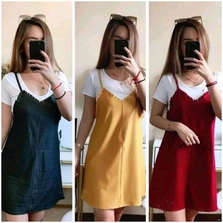 ◐❍▤JUMPER DRESS 2 IN 1 WITH INNER