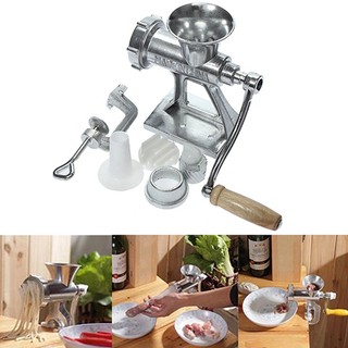 Multifunctional Hand Operating Crank Meat Grinder Heavy Duty Cast Manual Mincer