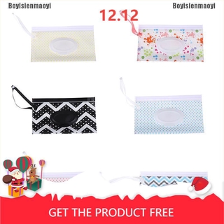 Boyisienmaoyi Clutch and Clean Wipes Carrying Case Eco-friendly Wet Wipes Bag Cosmetic Pouch