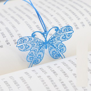 Metal Cutout Butterfly Bookmark Stationery Paper Clips Gifts
