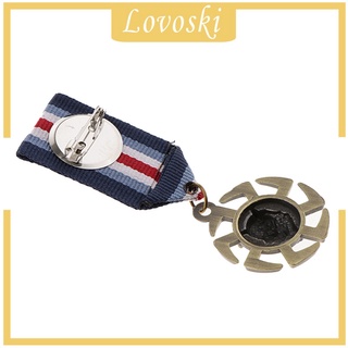 [LOVOSKI] Medal Badge Unisex Pentagram Collar Pin Gift for Valentine\'s Day
