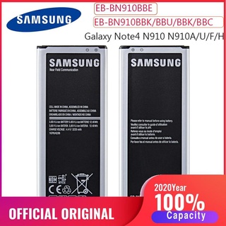 battery With NFC 100% Original Battery EB-BN910BBE EB-BN910BBK For Samsung Galaxy NOTE4 N910a N910V