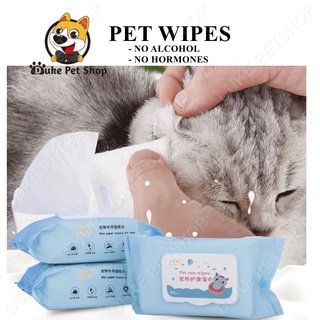babydispenserface♟⊙Pet Multipurpose Grooming Wipes Wet Tissue for Dogs&Cats