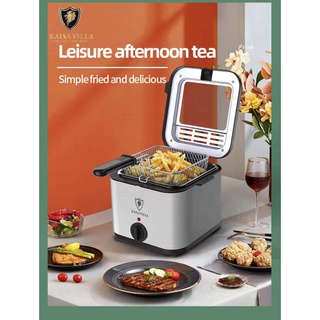 Ready Stock/◐✖Kaisa Villa JD-8041 2.5L family large capacity smart fryer electric fryer fast cooking