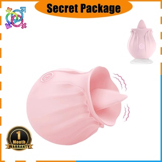 【1 month warranty】Licking Tongue Clit Vibrator for women Vagina Masturbate Sex Toys for Female Girls