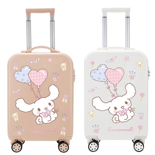 X.D Store maleta Cinnamoroll Babycinnamoroll Luggage Big Ear Dog Cute Female Student Cartoon Trolley