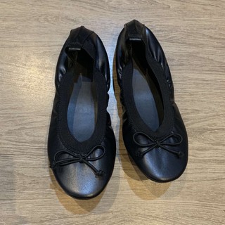 Black Doll Shoes with ribbon