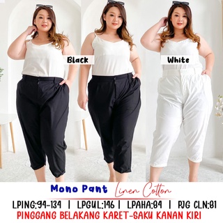Mono PANT Pants 3/4 Women BIGSIZE BIG SIZE JUMBO