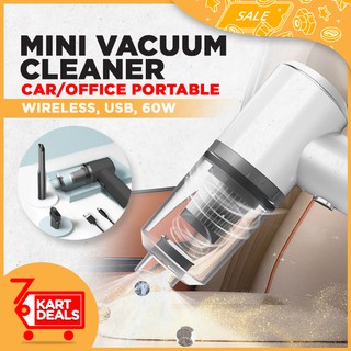 Portable Car Interior Mini Wireless Car Vacuum Cleaner Wet Dry Dual Use Handheld Auto Vacuum Cleaner