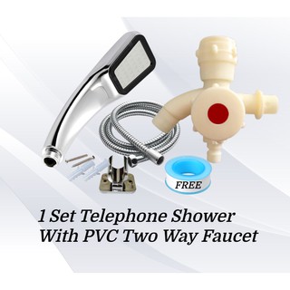WPT-5145 1 Set Telephone Shower With Two Way Faucet