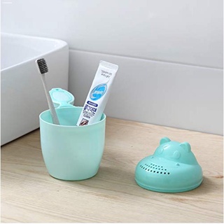 Mom & Baby❒Baby Corp Kids Shower Bath Cup Water Bathing Bowl Boys Girls Toothbrush Holder (2)