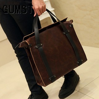 GUMST 2020 New leather Men Bag Leisure Men's Business Messenger Bags Portable Briefcase Bag Laptop 1