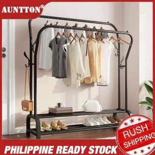 ⚡️COD⚡️Ready Stock Big Double Pole Type Drying Rack Wardrobe Rack Hanger Hanging Clothes Shelf bed (1)