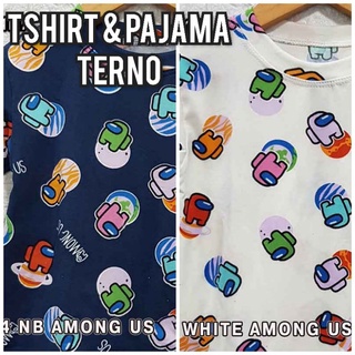Among Us Family/Twinning Tshirt and Pajama Terno